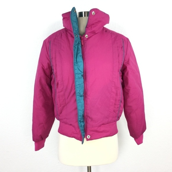 Vintage Emilio D'Italia Ski Jacket Pink Size 10 - Picture 1 of 8